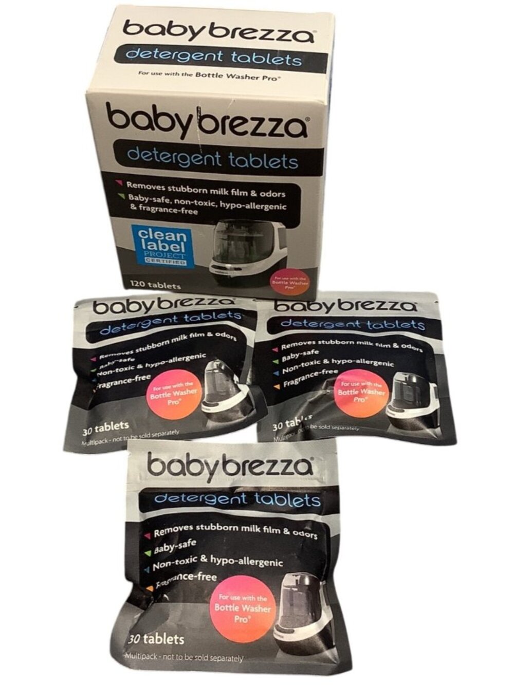 Baby Brezza Detergent Tablets For Bottle Washer Pro 210 Tablets